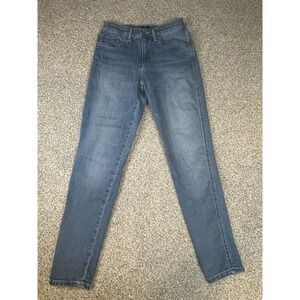 Express Jeans Women's Ultra Hyper Stretch Denim 4 Regular Mid Rise Skinny